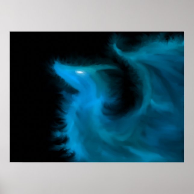 Poster Dragon à flamme éthérée (Devant)