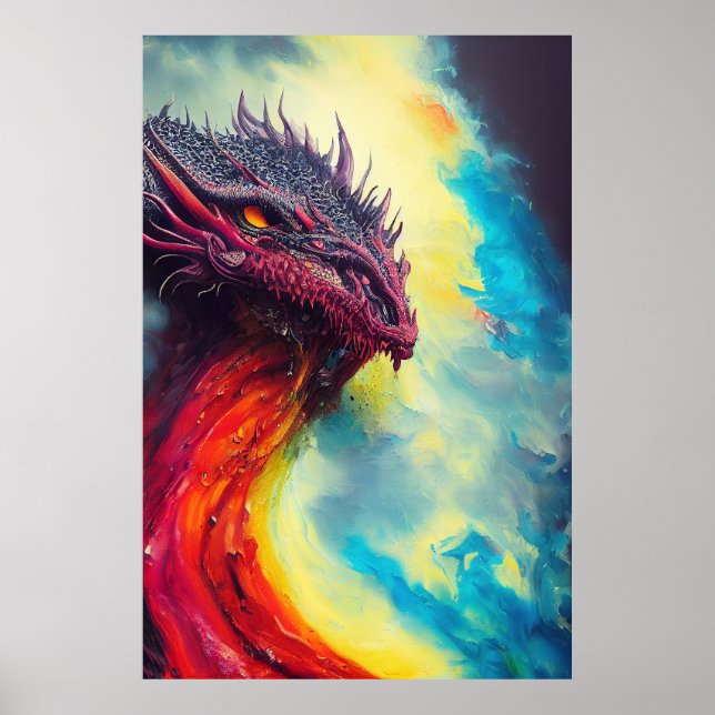 Poster Dragon Animal Discovery Aventure Nature Planète (Devant)