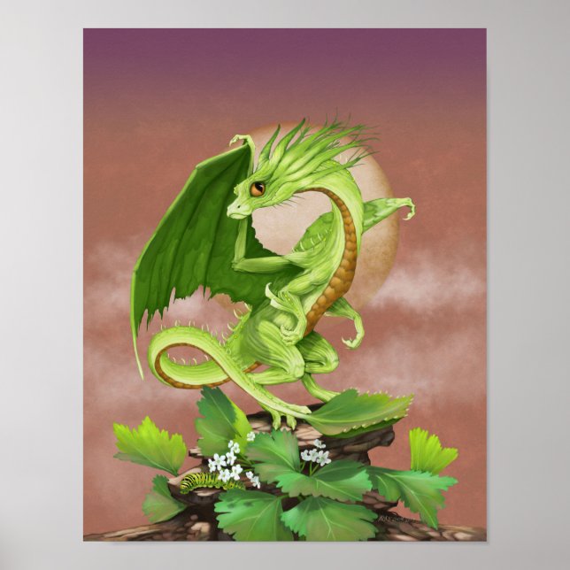 Poster Dragon céleri 11x14 (4x6 et supérieur) (Devant)