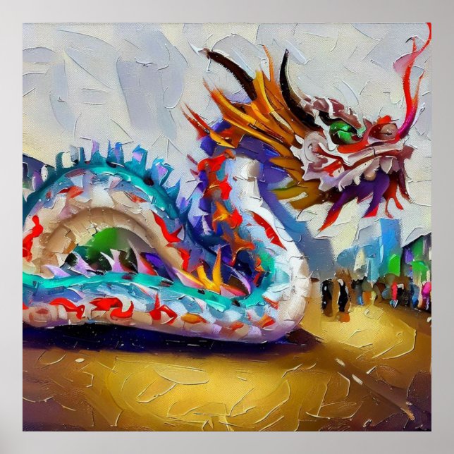 Poster Dragon chinois (21) (Devant)