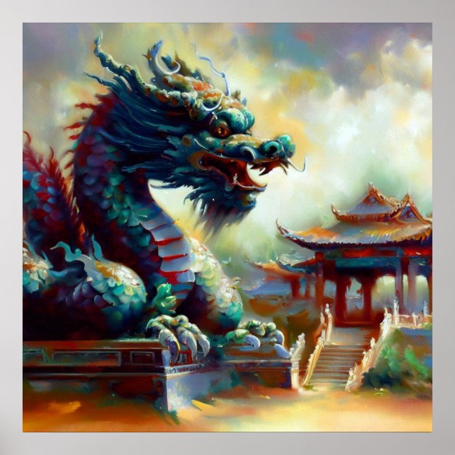 Poster Dragon chinois (26) (Devant)