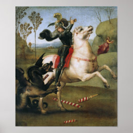 Poster Dragon de combat de St. George, Raphael Fine Art