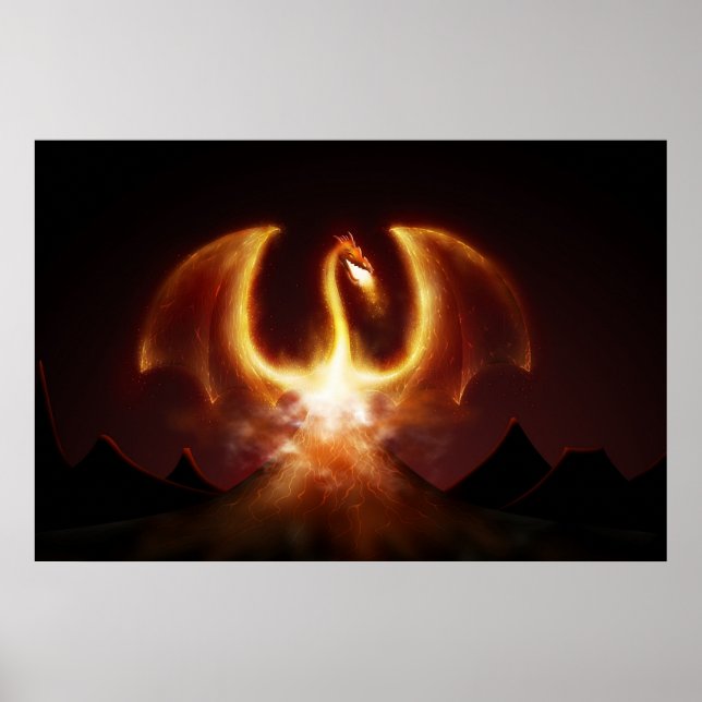 Poster Dragon de feu (Devant)