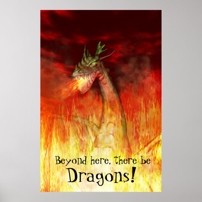 Poster Dragon de feu (Devant)