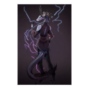 Poster Dragon de foudre