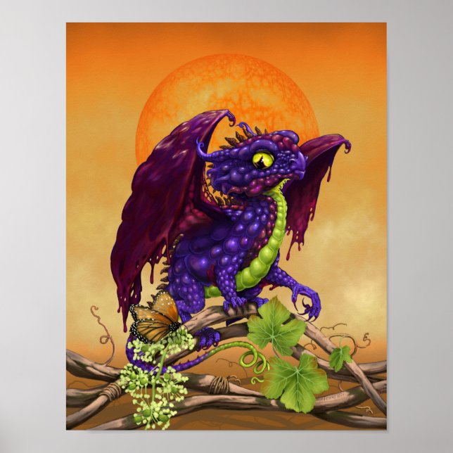 Poster Dragon de gelée de raisin 11x14 (4x6 et plus) (Devant)