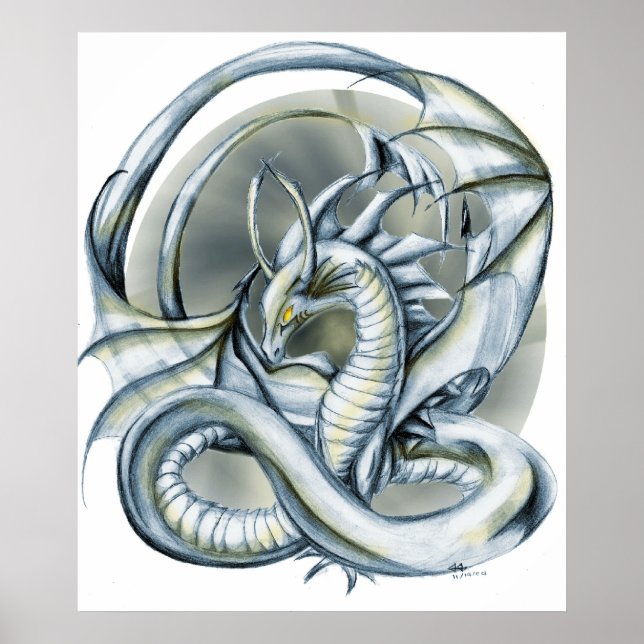 Poster Dragon de glace (Devant)