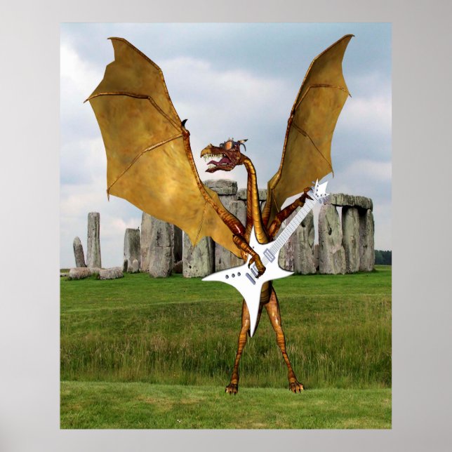 Poster Dragon de Stonehenge (Devant)