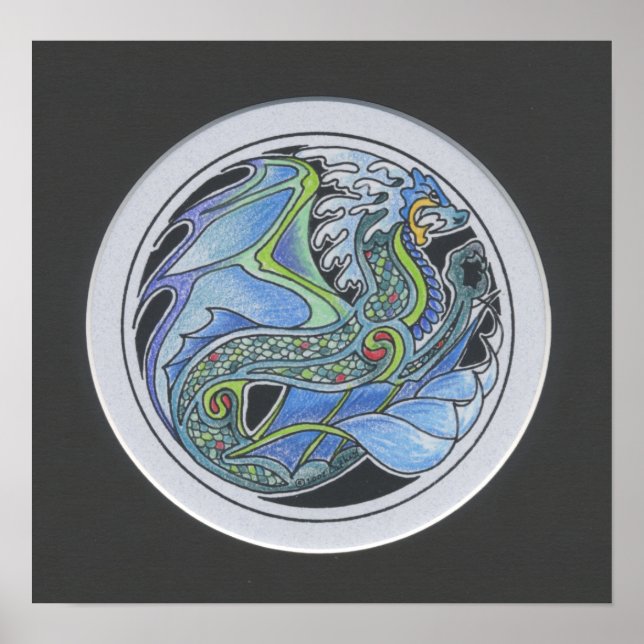 Poster Dragon d'eau (Devant)