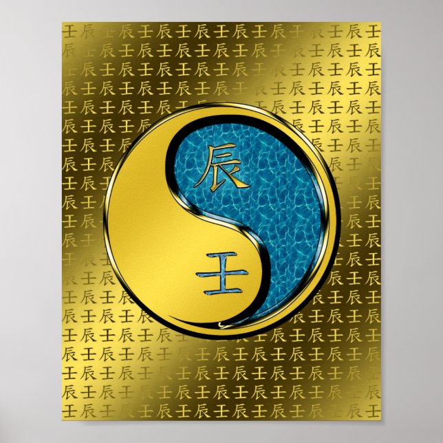 Poster Dragon d'eau (Devant)