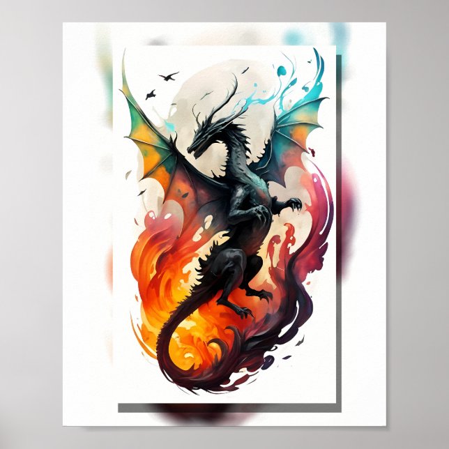 Poster Dragon d'Inferno : Montée des flammes (Devant)