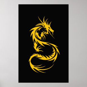 Poster Dragon d'or