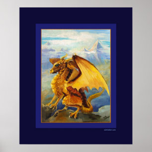 Poster Dragon d'or