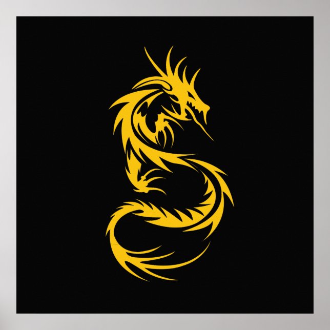 Poster Dragon d'or (Devant)