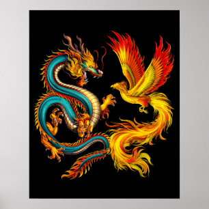 Poster Dragon et Phoenix