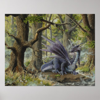 Poster Dragon forestier - par Marc-André Huot
