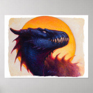 Poster Dragon Sunset 3