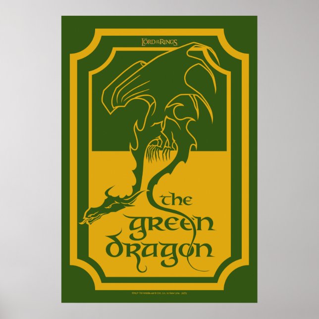 POSTER DRAGON VERT™ (Devant)