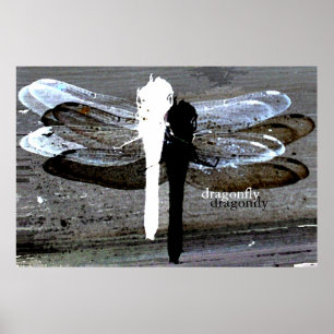Poster Dragonfly (séperation noir et blanc)