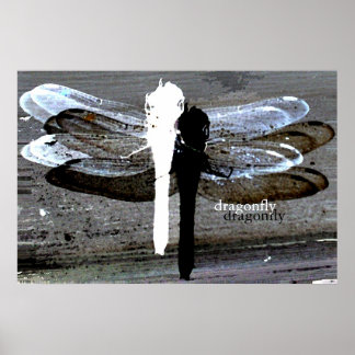 Poster Dragonfly (séperation noir et blanc)