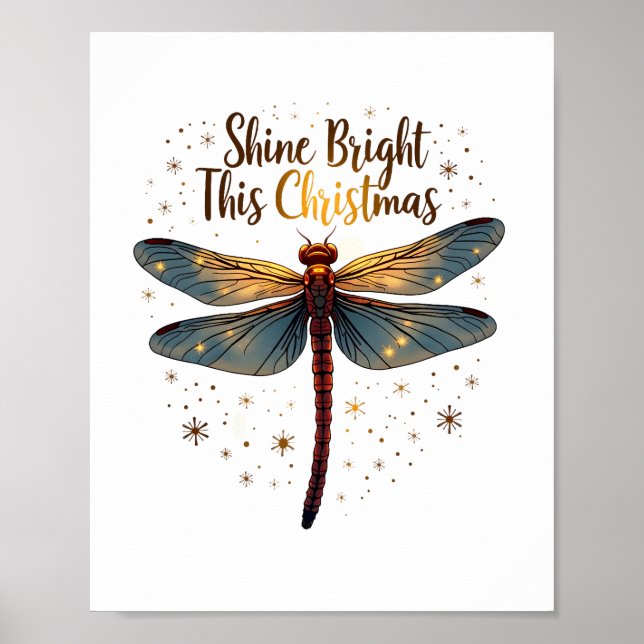 Poster Dragonfly Star de Noël (Devant)