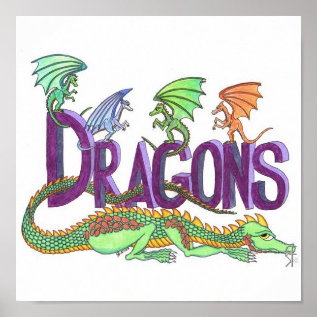 Poster Dragons (Devant)