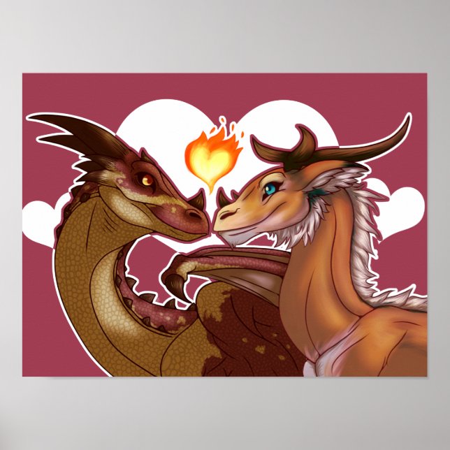 Poster Dragons de la Saint Valentin (Devant)