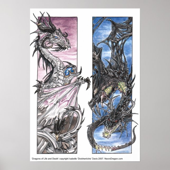 Poster Dragons de vie et de mort (Devant)