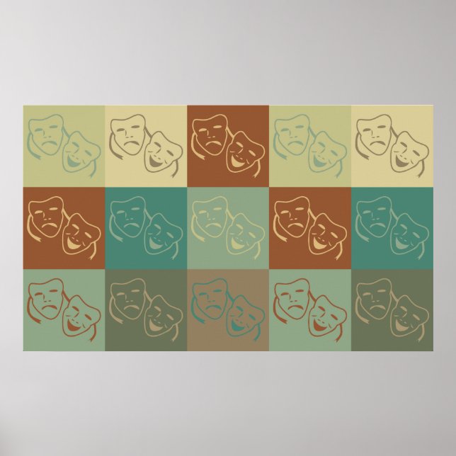 Poster Drama Pop Art (Devant)