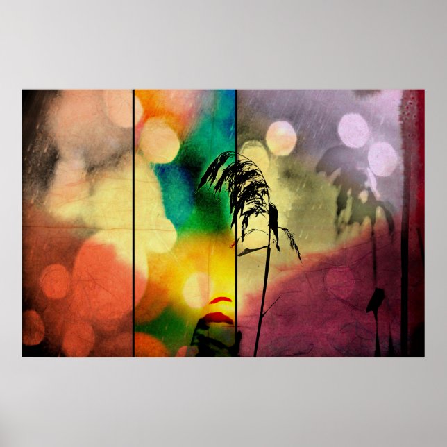Poster dramatique Rainbow Grass (Devant)