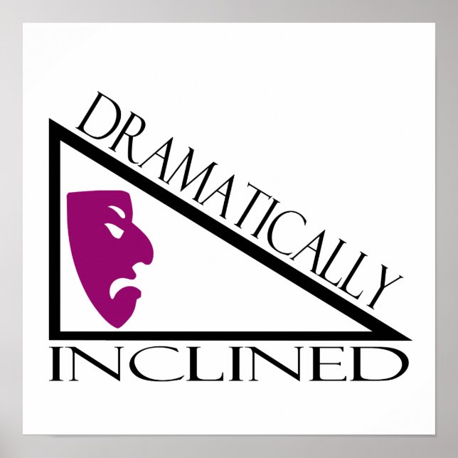 Poster Dramatiquement incliné (Devant)