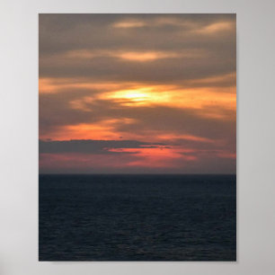 Poster Drame de nuages à l'aube, Ocean City