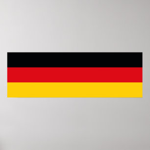 Poster Drapeau allemand
