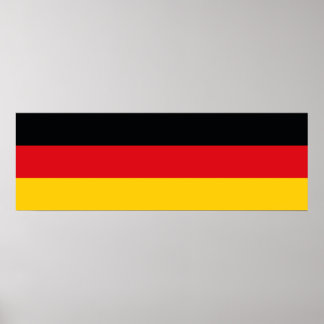 Poster Drapeau allemand