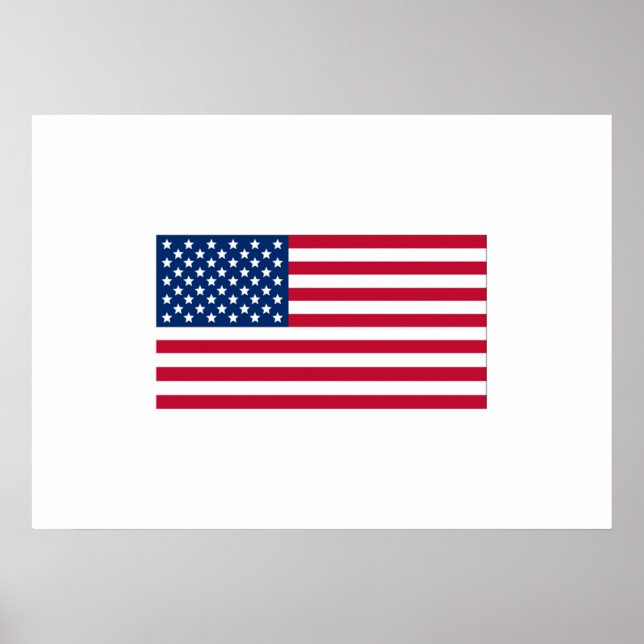 Poster Drapeau américain (Devant)