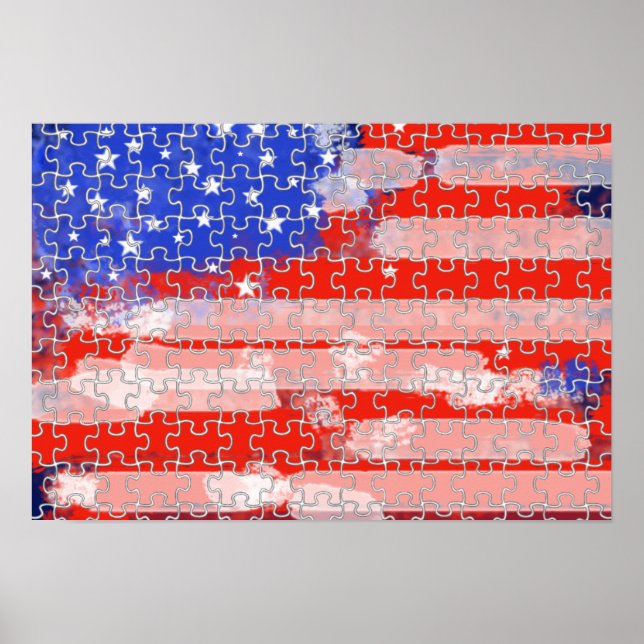 Poster Drapeau américain (Devant)