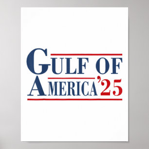 Poster Drapeau Américain Du Golfe Des Etats-Unis Est 2025
