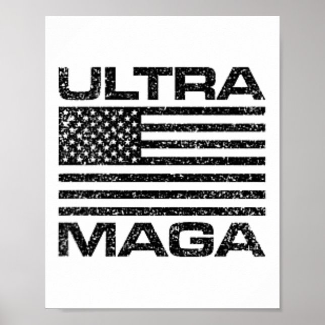 Poster Drapeau américain Ultra Mega Ultramega Femmes Enfa (Devant)