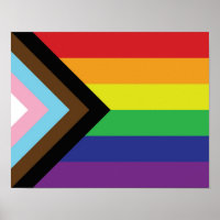 Drapeau arc-en-ciel gay pride progressiste LGBTQIA
