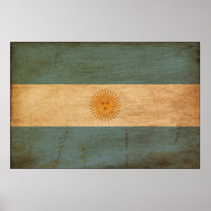 Poster Drapeau Argentine