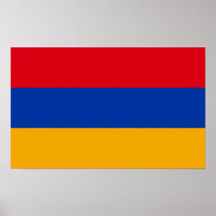Poster Drapeau arménien patriotique