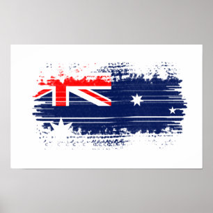 Poster Drapeau australien