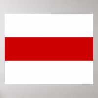 Drapeau biélorusse (rouge et blanc)