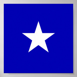 Poster Drapeau bleu Bonnie