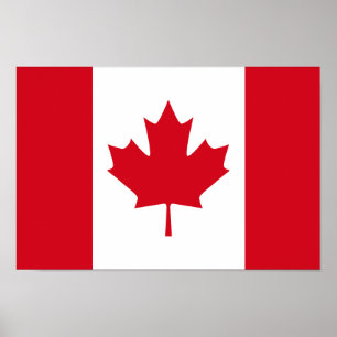 Poster Drapeau canadien
