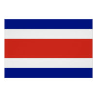Drapeau civil du Costa Rica