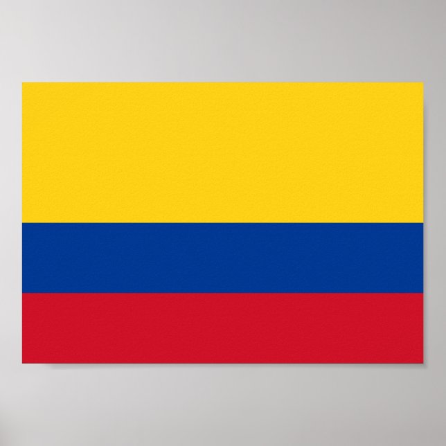 Poster Drapeau Colombie (Devant)