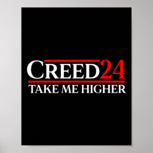 Poster Drapeau Creed 24 Take Me Higher États-Unis Amériqu