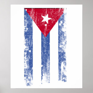 Poster Drapeau cubain