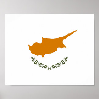 Poster Drapeau de Chypre